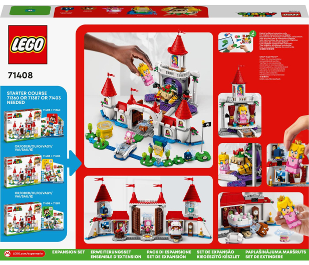 LEGO Super Mario 71408 Zamek Peach - zestaw rozszerzający - 1056694 - zdjęcie 10